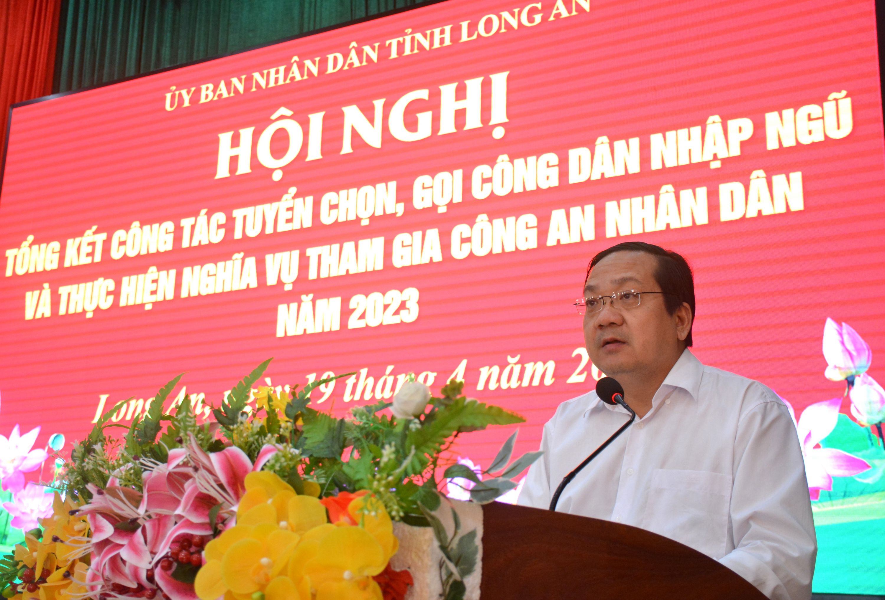 UBND tỉnh tổng kết công tác tuyển chọn và gọi công dân nhập ngũ năm 2023