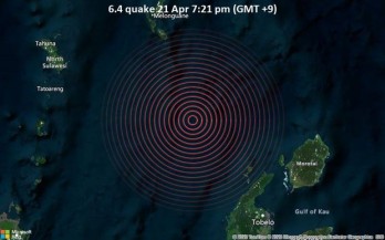 6.4-magnitude earthquake shakes Indonesia
