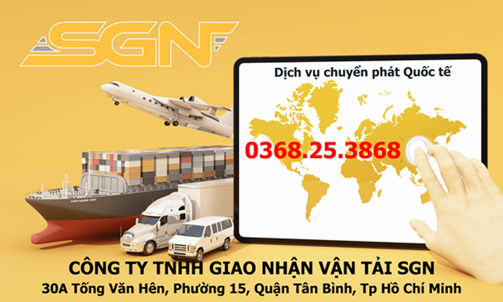 Dịch vụ chuyển yến sào đi Mỹ của SGN Express