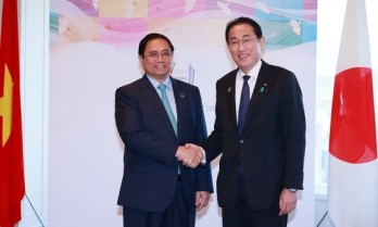 Vietnamese, Japanese Prime Ministers hold talks in Hiroshima