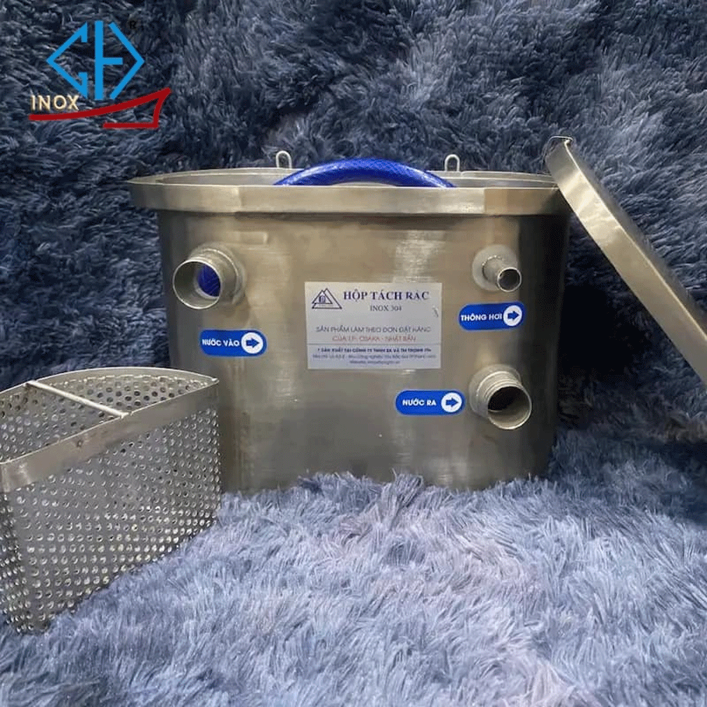 Bể tách mỡ nhà hàng Inox Gia Hưng giá rẻ, ưu điểm vượt trội