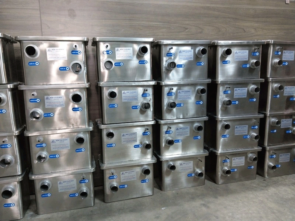Bể tách mỡ nhà hàng Inox Gia Hưng giá rẻ, ưu điểm vượt trội