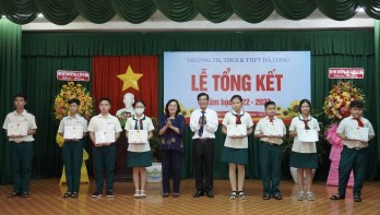 Trường TH, THCS &THPT Hà Long tổng kết năm học 2022-2023