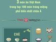 3 món ăn Việt Nam lọt top 100 món tráng miệng phổ biến nhất châu Á