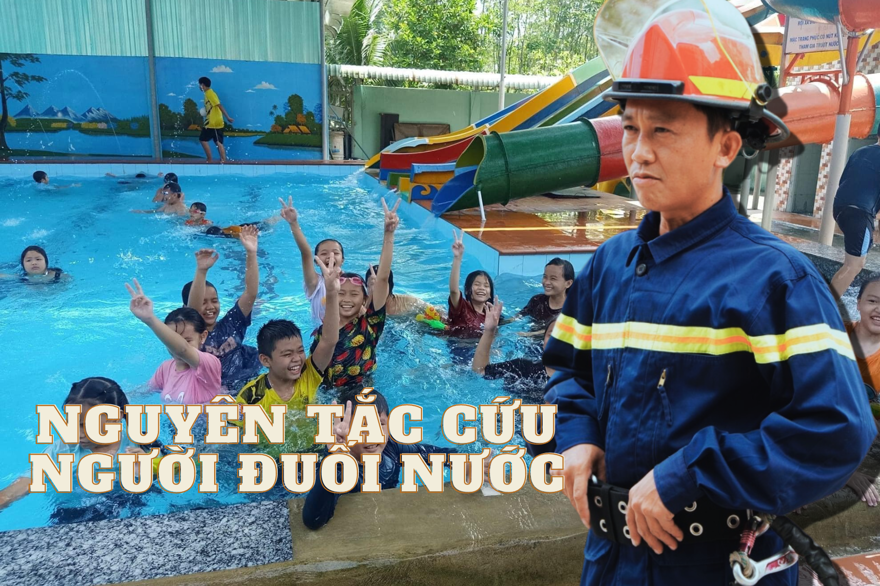 Trung tá Nguyễn Chí Thành bật mí những nguyên tắc cứu người đuối nước cần phải nhớ