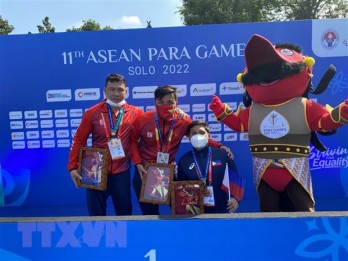 ASEAN Para Games 12: Đoàn Việt Nam đã có huy chương Vàng đầu tiên