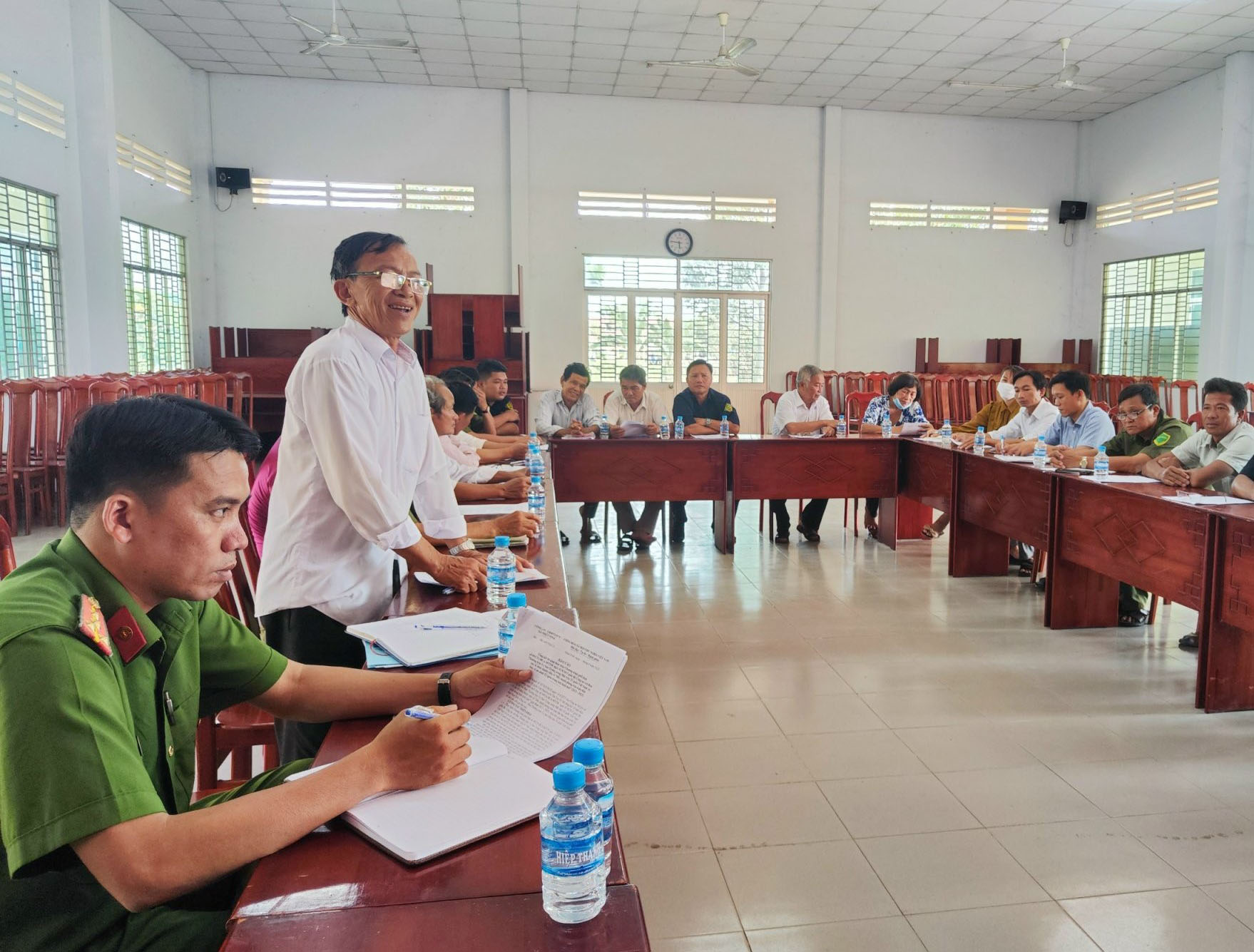 Tân Trụ đẩy mạnh phong trào Toàn dân bảo vệ an ninh Tổ quốc trong tình hình mới