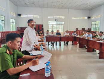 Tân Trụ đẩy mạnh phong trào Toàn dân bảo vệ an ninh Tổ quốc trong tình hình mới