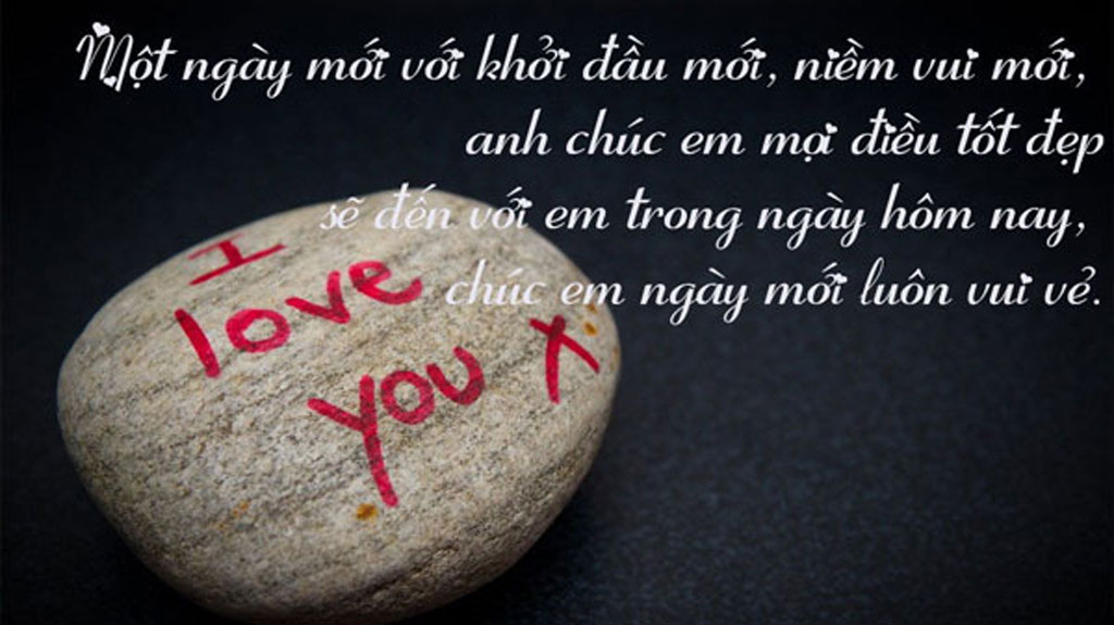Lời chúc ngày mới cho một nửa yêu thương