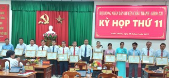 Kỳ họp thứ 11 HĐND huyện Châu Thành thông qua một số nghị quyết trên các lĩnh vực