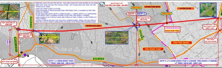 Dự án cao tốc Cao Lãnh - An Hữu phải tăng vốn 1.572 tỉ đồng