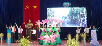 Hội thi nghệ thuật quần chúng về xây dựng nông thôn mới huyện Mộc Hóa: Xã Tân Thành đoạt giải Nhất toàn đoàn