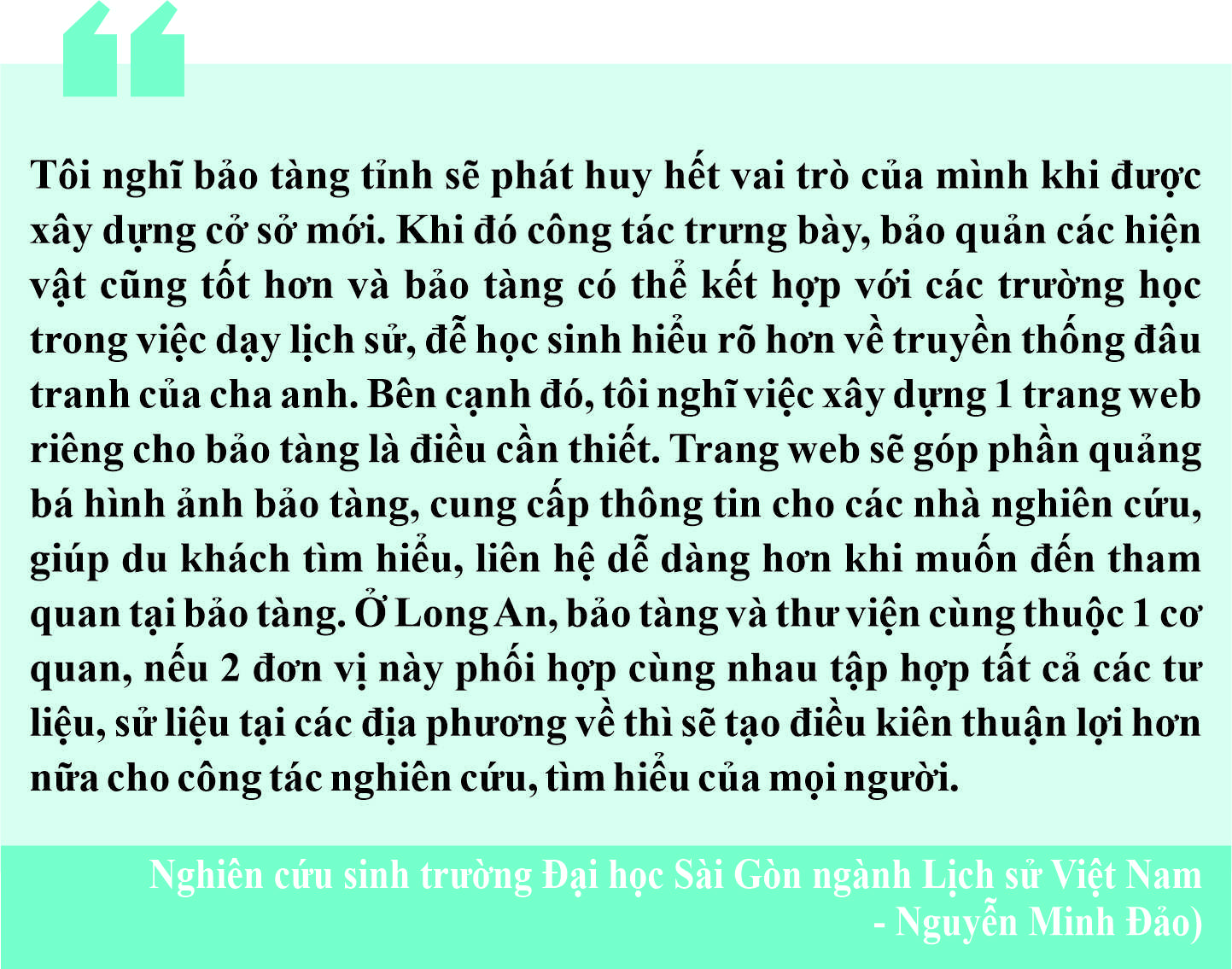 Bảo tàng, thư viện - Nơi giữ gìn và khơi nguồn văn hóa