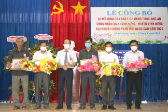 Vĩnh Hưng huy động nhiều nguồn lực xây dựng nông thôn mới Vĩnh Hưng huy động nhiều nguồn lực xây dựng nông thôn mới