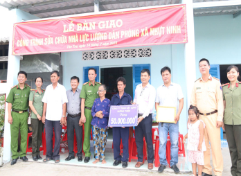 Hỗ trợ sửa chữa, xây tặng nhà cho gia đình chính sách, lực lượng nòng cốt và hộ nghèo