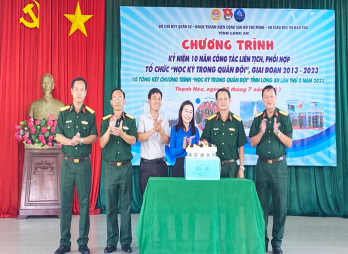 Kỷ niệm 10 năm tổ chức chương trình 'Học kỳ trong Quân đội' năm 2013-2023.