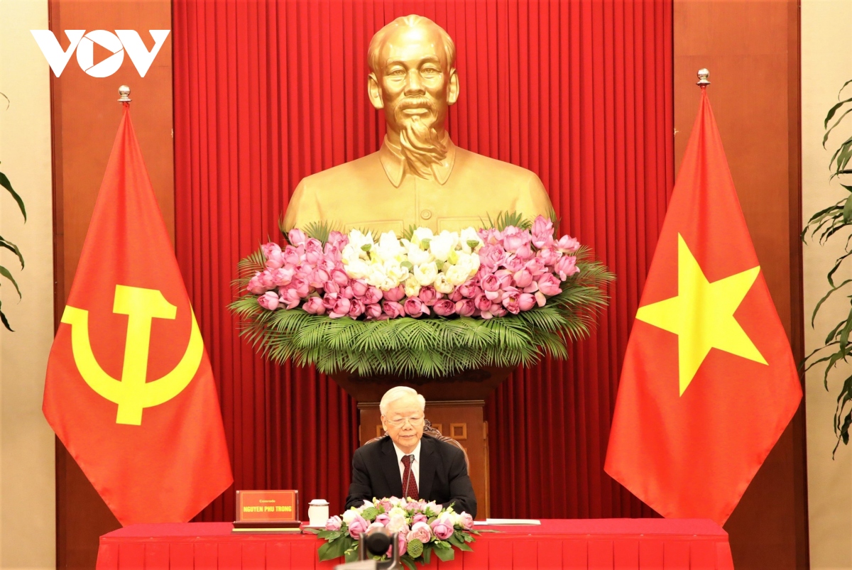Tổng Bí thư Nguyễn Phú Trọng điện đàm với Chủ tịch CPP, Thủ tướng Campuchia Hun Sen