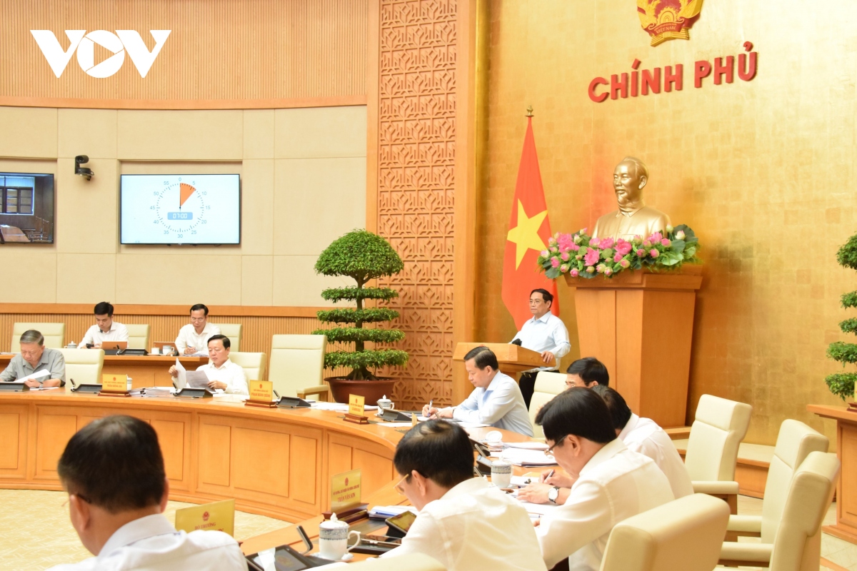 Thủ tướng chủ trì phiên họp Chính phủ thường kỳ tháng 7/2023