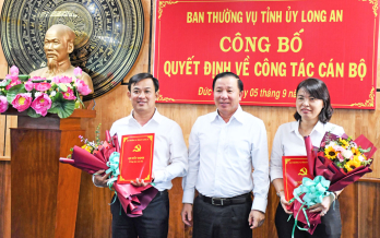 Ông Nguyễn Minh Hùng giữ chức vụ Bí thư Huyện ủy Đức Hòa