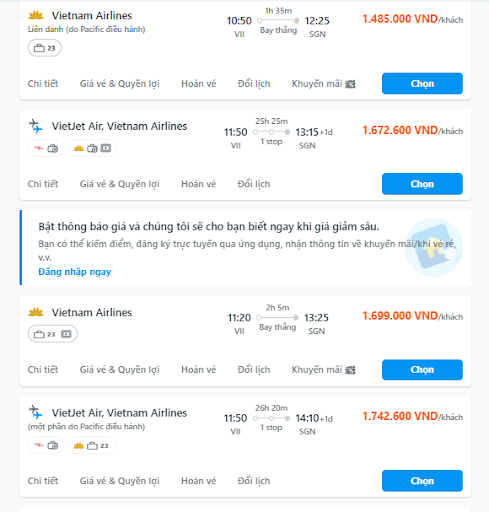 Bay đến Sài Gòn dễ dàng và tiết kiệm cùng vé máy bay Traveloka
