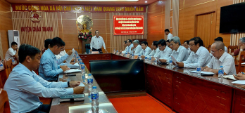 Phó Chủ tịch UBND tỉnh - Nguyễn Minh Lâm làm việc với UBND huyện Châu Thành về công tác phòng, chống lụt bão