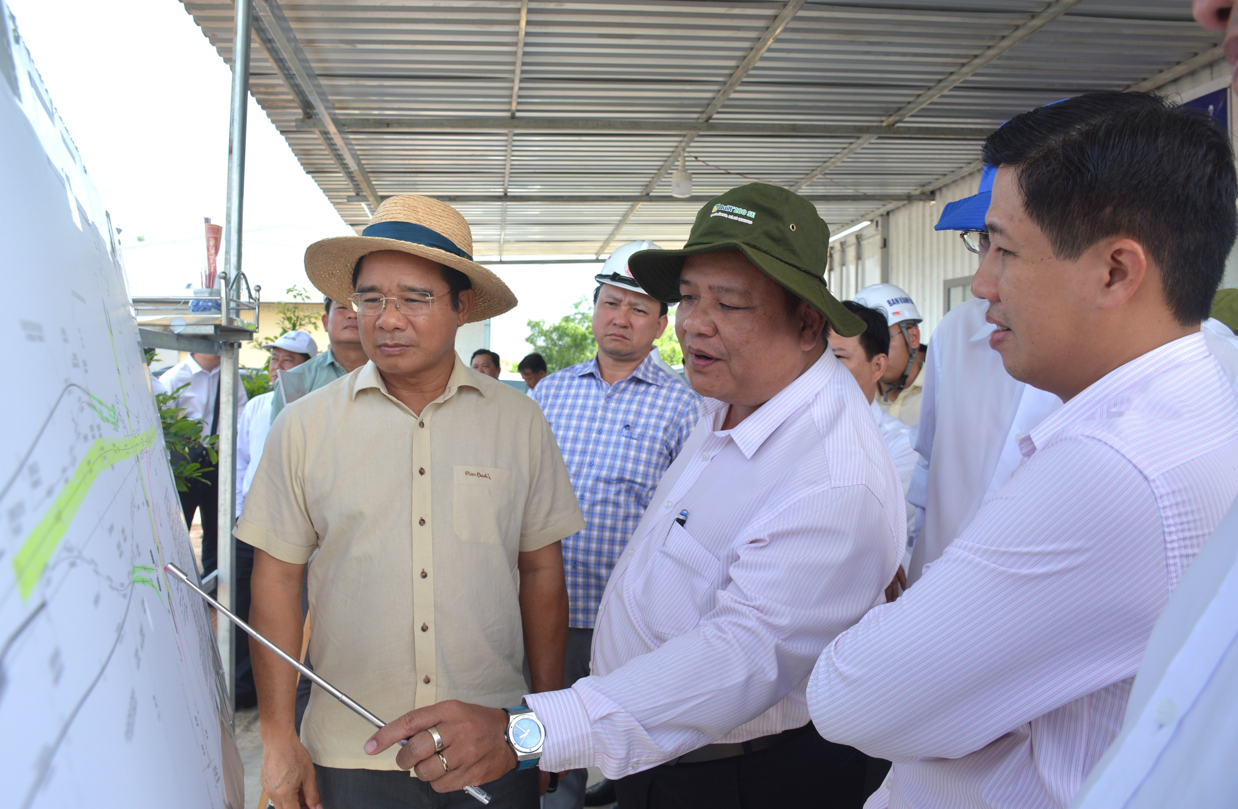 Secretary of Provincial Party Committee - Nguyen Van Duoc inspects the progress of key projects