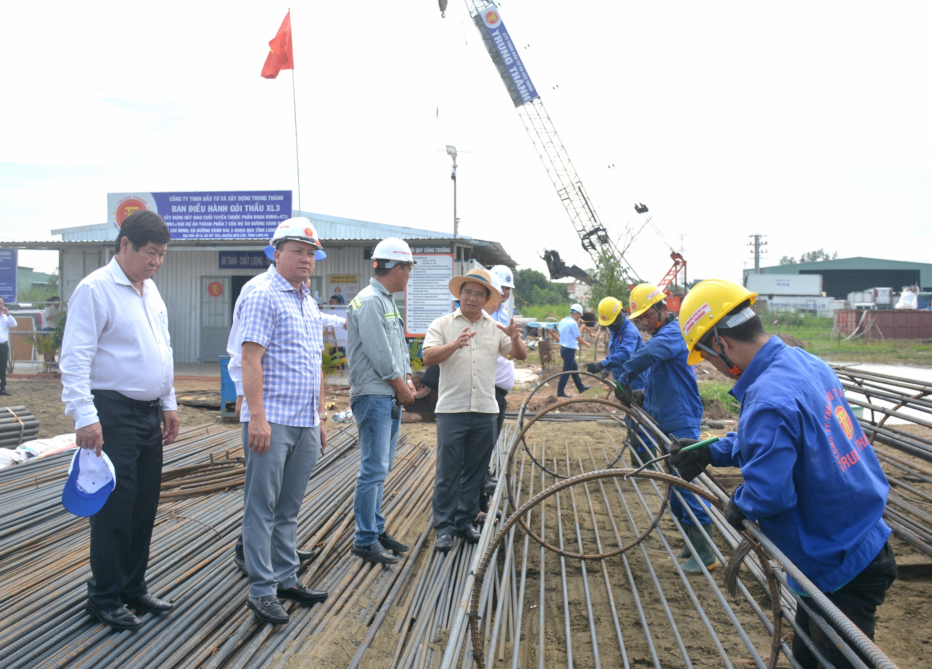 Secretary of Provincial Party Committee - Nguyen Van Duoc inspects the progress of key projects