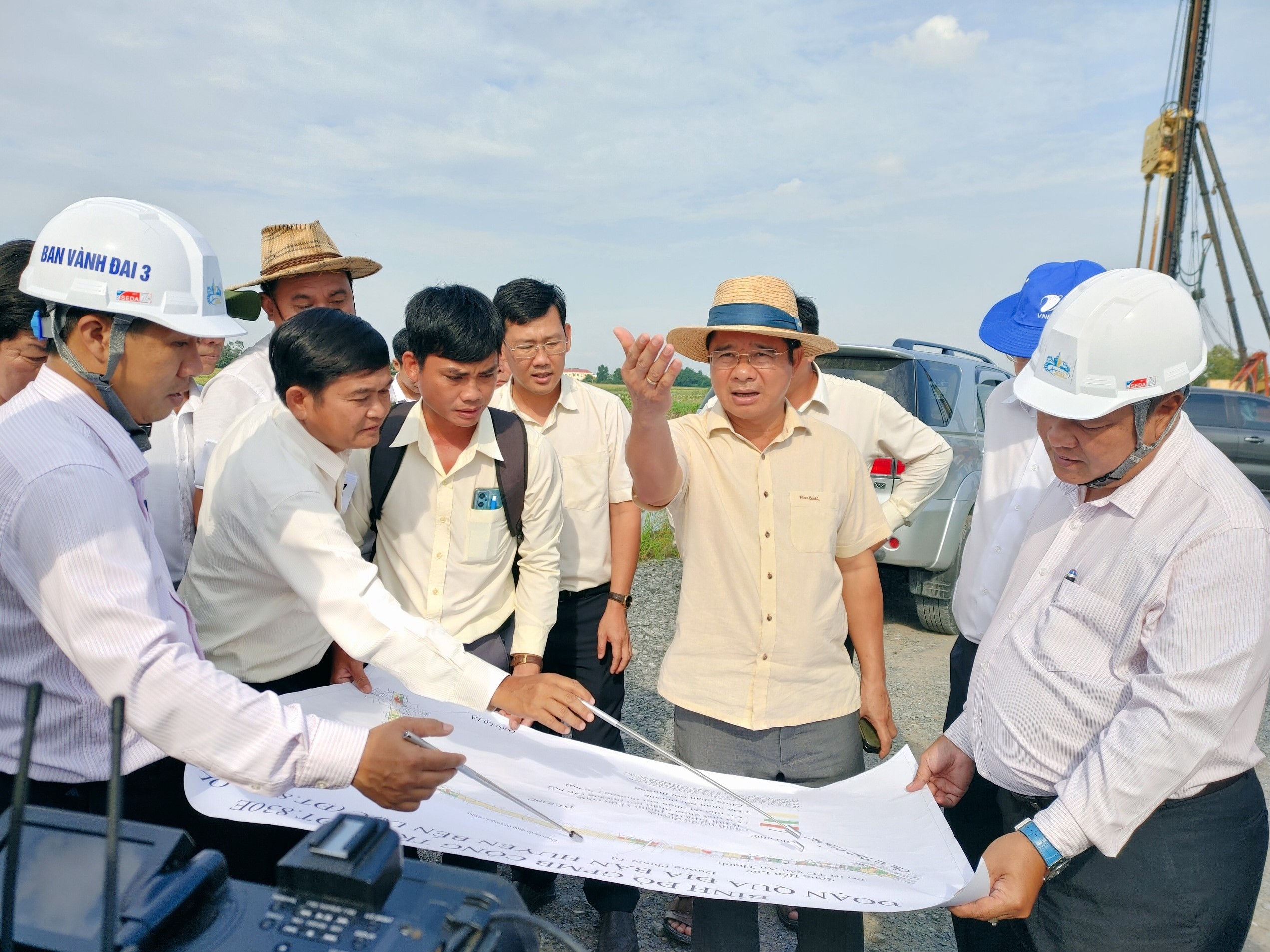 Secretary of Provincial Party Committee - Nguyen Van Duoc inspects the progress of key projects