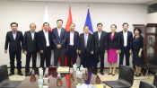 Long An's investment and trade promotion delegation visits Vietnamese Embassy in Japan
