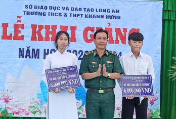 Đồn Biên phòng Bến Phố: Tiếp sức học sinh đến trường