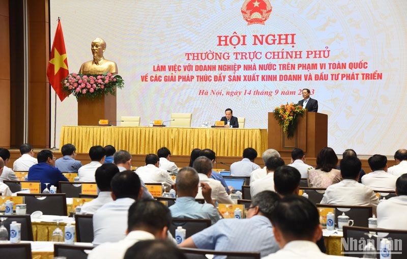 Phát huy vai trò của các doanh nghiệp nhà nước, thúc đẩy sản xuất, kinh doanh và đầu tư phát triển