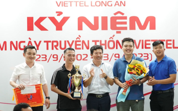Giao lưu bóng đá kỷ niệm 21 năm ngày truyền thống Viettel Long An