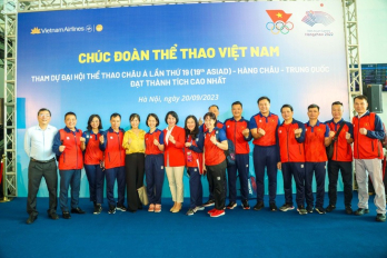 Đoàn thể thao Việt Nam lên đường tranh tài tại Asiad 19