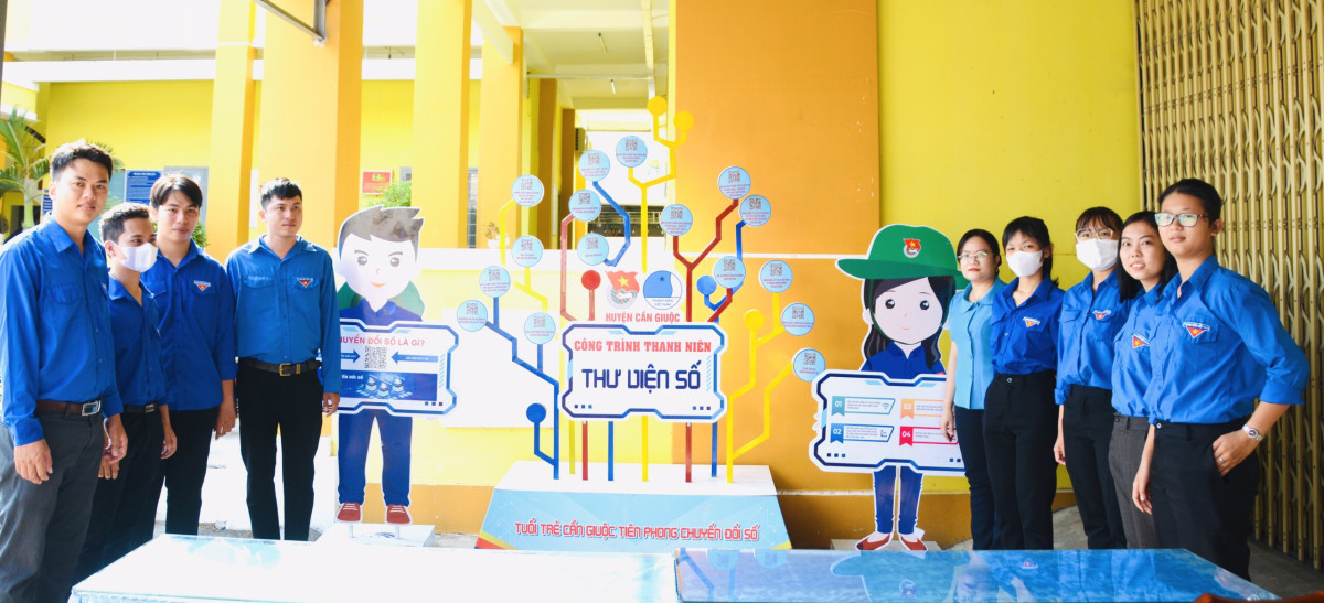 Tuổi trẻ huyện Cần Giuộc triển khai thực hiện mô hình Thư viện số