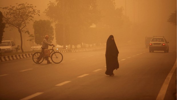 Bão cát xảy ra khá thường xuyên ở Iran nói riêng và Trung Đông nói chung. (Nguồn: Getty)