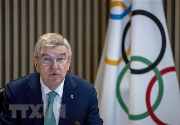 Chủ tịch Ủy ban Olympic Quốc tế (IOC) Thomas Bach. (Ảnh: AFP/TTXVN)