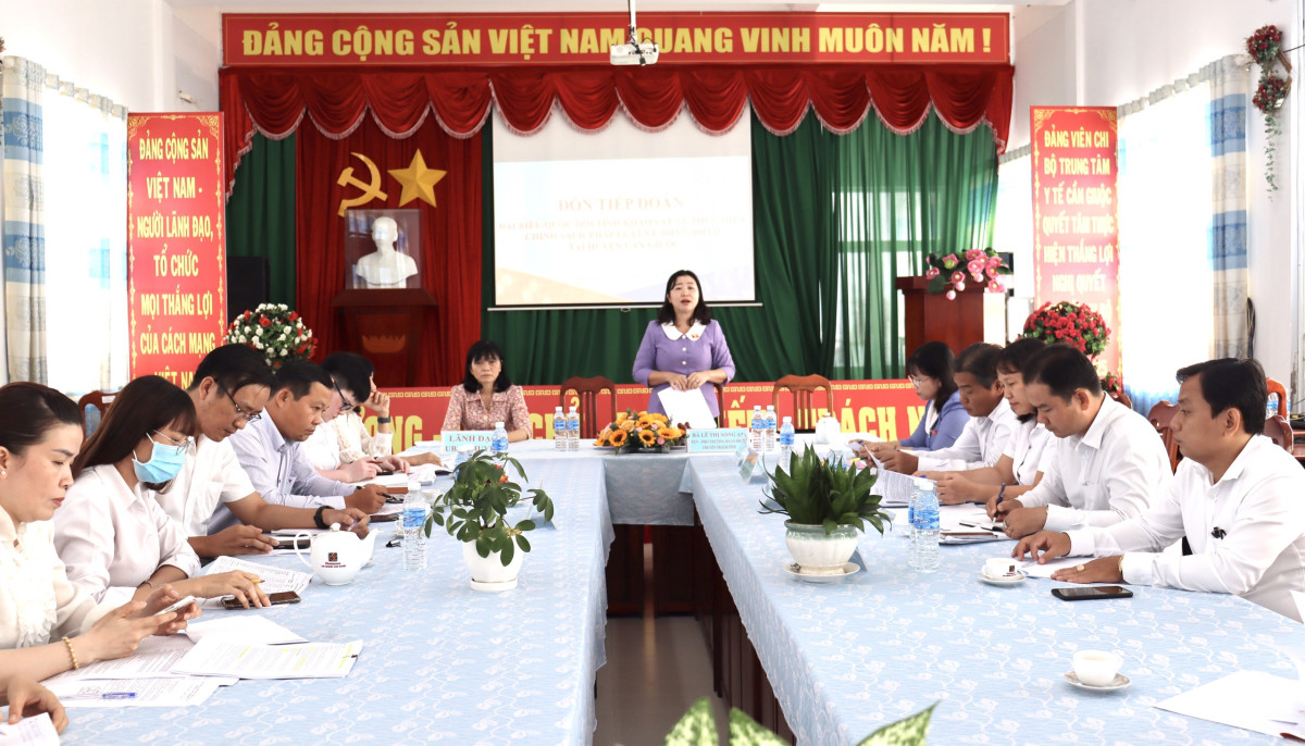 Khảo sát việc thực hiện chính sách pháp luật về bảo hiểm y tế, bảo hiểm xã hội tại huyện Cần Giuộc