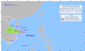Tropical depression approaching mainland of Central region