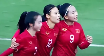 Tuyển bóng đá nữ Việt Nam thắng 6-1 trước Bangladesh tại Asiad