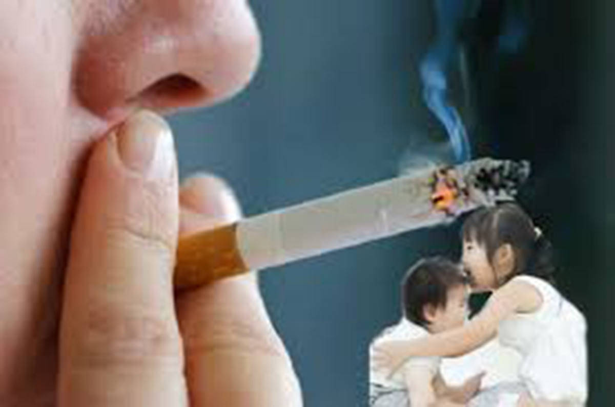 Cai nghiện thuốc lá vì sức khỏe những người xung quanh (Ảnh: Internet)
