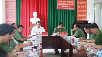 Kiểm tra thí điểm 'Công an phường điển hình, kiểu mẫu về an ninh, trật tự và văn minh đô thị'
