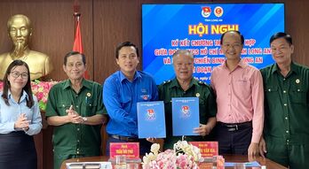 Lễ ký kết Chương trình phối hợp giữa Tỉnh Đoàn và Hội Cựu Chiến binh tỉnh