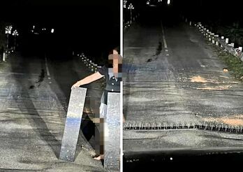 Xác minh, điều tra thông tin nhóm cướp giăng bàn đinh trên Đường tỉnh 818