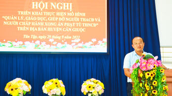 Cần Giuộc triển khai mô hình giúp đỡ người chấp hành án hình sự tại cộng đồng