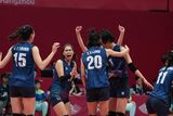 ASIAD 19: Bóng chuyền Nữ Việt Nam ngược dòng kịch tính trước Hàn Quốc