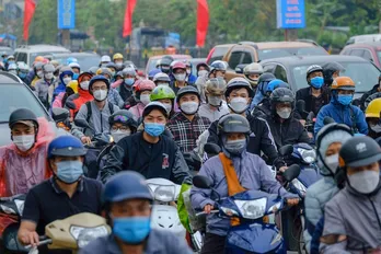 Bộ Công an: Đề xuất xe máy phải ra trạm kiểm định khí thải