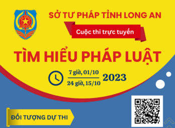 Sở Tư pháp Long An phát động hưởng ứng tham gia Cuộc thi trực tuyến "Tìm hiểu pháp luật" năm 2023