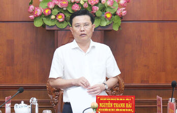 Thường trực Tỉnh ủy giao ban với các cơ quan khối Đảng, MTTQ và các tổ chức chính trị - xã hội quí III/2023