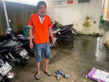 Bắt được đối tượng lấy trộm nhiều đồng hồ nước sinh hoạt ở xã Thuận Thành