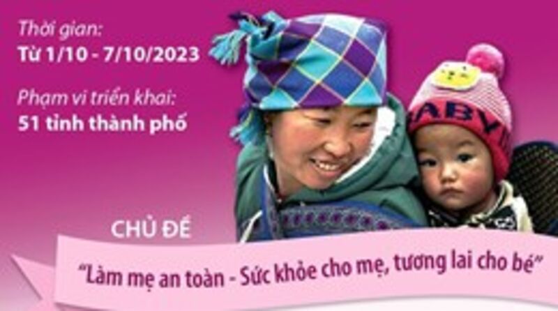 Bộ Y tế phát động Tuần lễ làm mẹ an toàn năm 2023